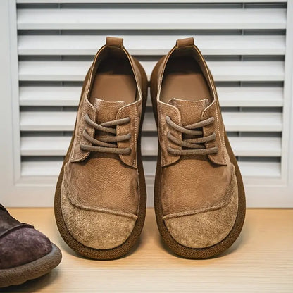 Vito | Scarpe basse stringate con punta tonda da uomo