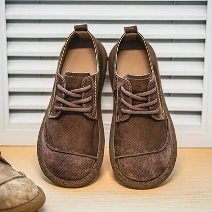 Vito | Scarpe basse stringate con punta tonda da uomo