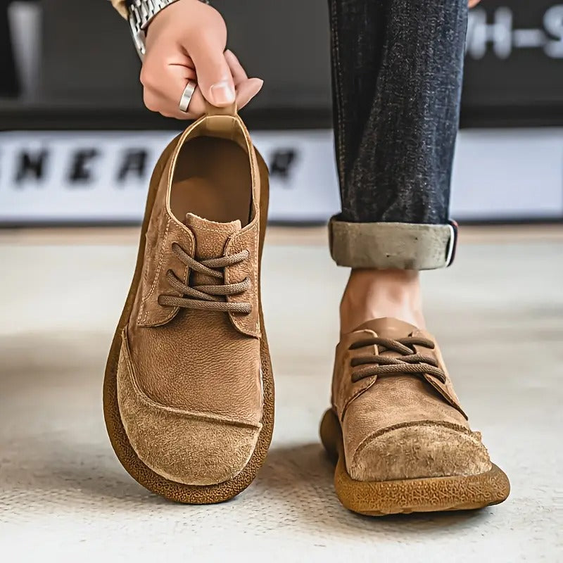 Vito | Scarpe basse stringate con punta tonda da uomo