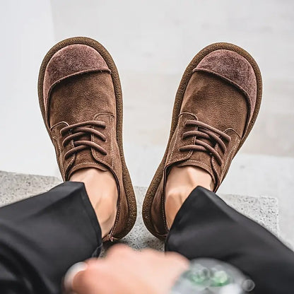Vito | Scarpe basse stringate con punta tonda da uomo