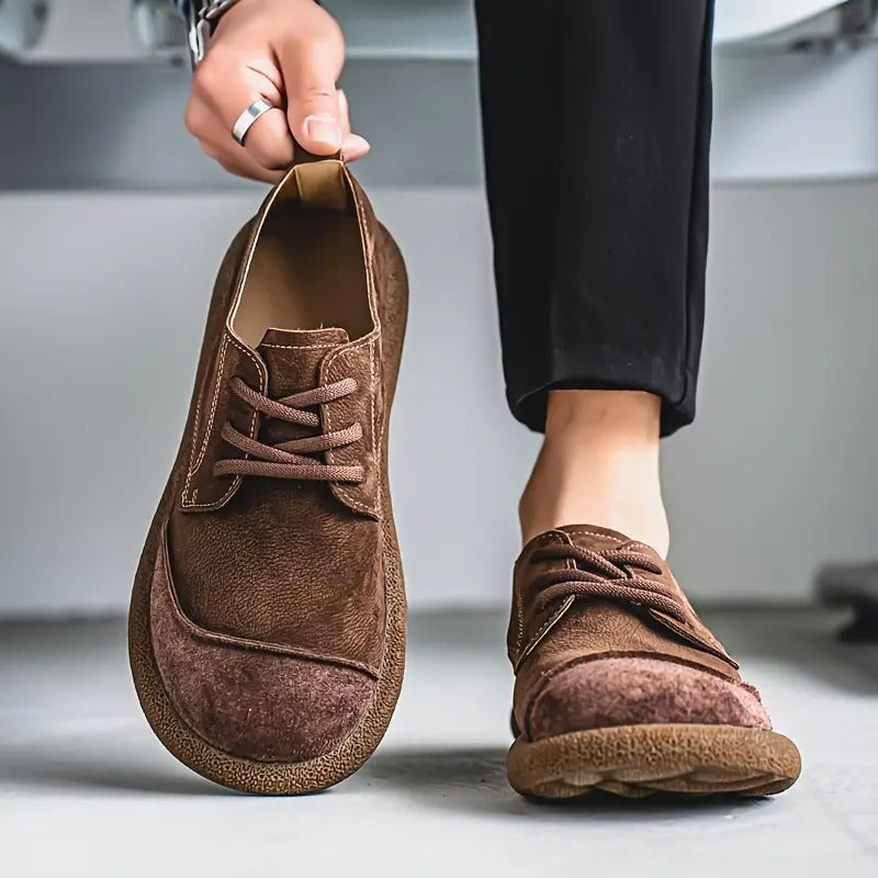 Vito | Scarpe basse stringate con punta tonda da uomo