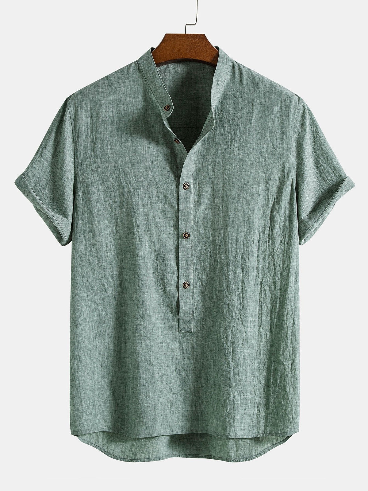 Damiano | Completo camicia a maniche corte e pantaloni con coulisse da uomo