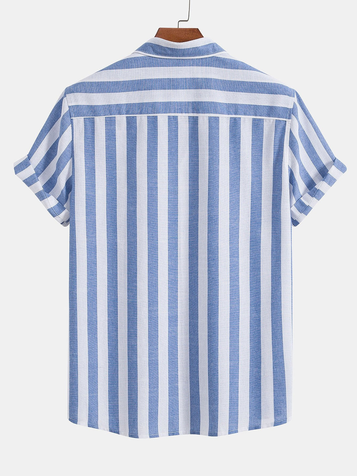 Domenico | Completo camicia a righe e pantaloni con coulisse da uomo