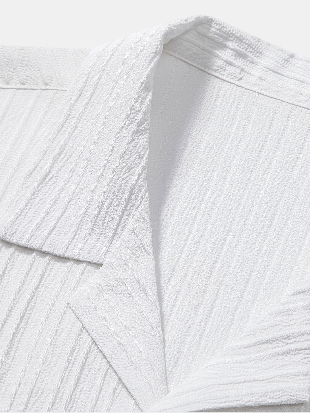 Corrado | Completo camicia a maniche corte e pantaloni a righe da uomo