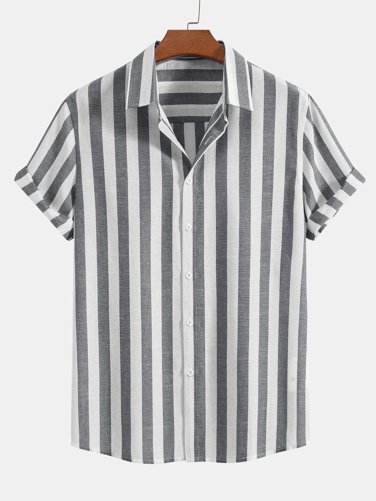 Domenico | Completo camicia a righe e pantaloni con coulisse da uomo