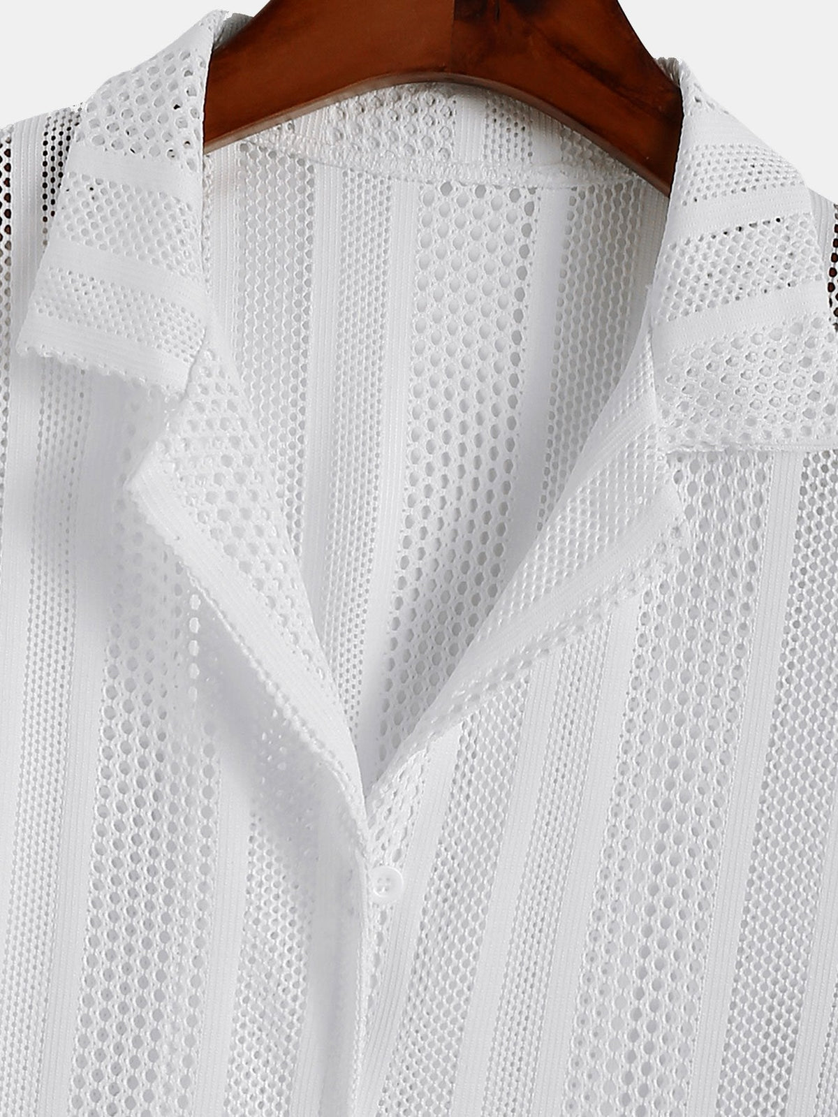 Armando | Completo camicia a rete e pantaloni con coulisse da uomo