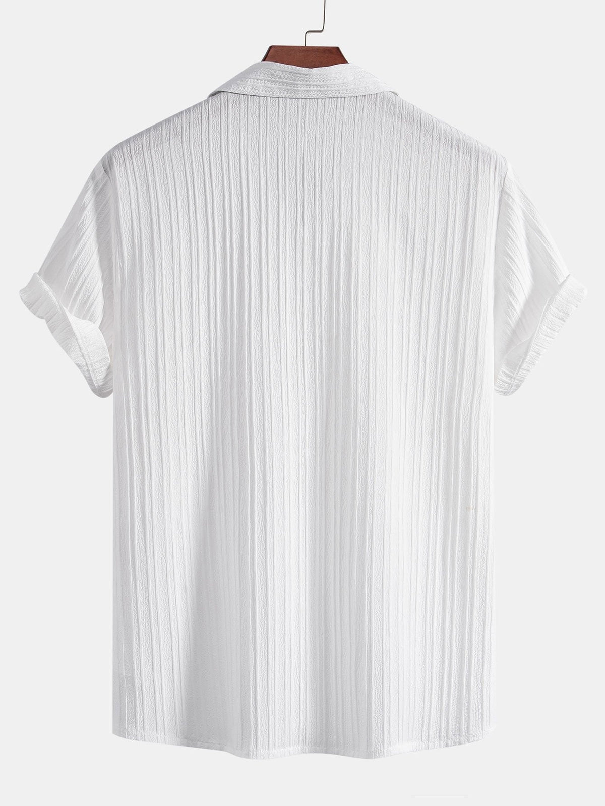 Corrado | Completo camicia a maniche corte e pantaloni a righe da uomo