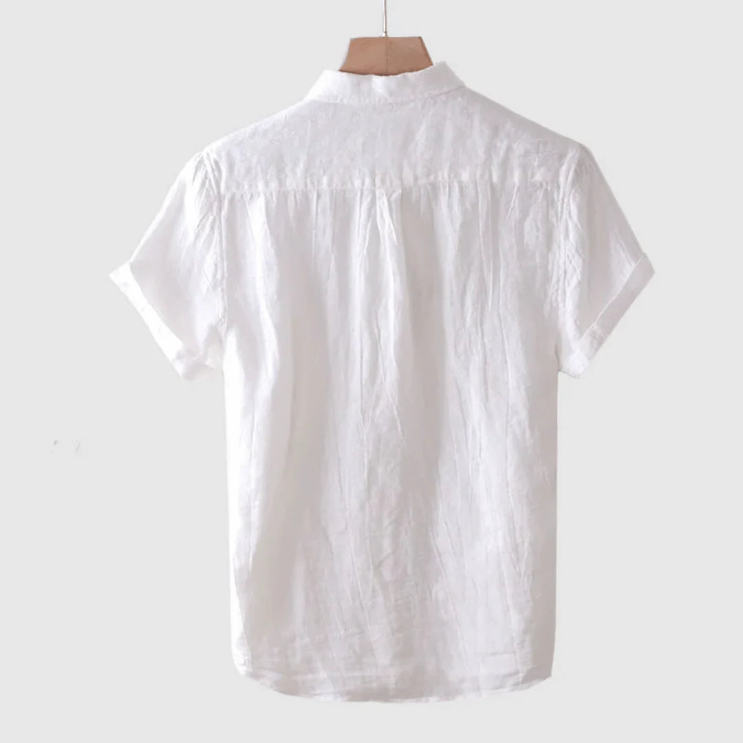 Giulio | Camicia a maniche corte con bottoni da uomo