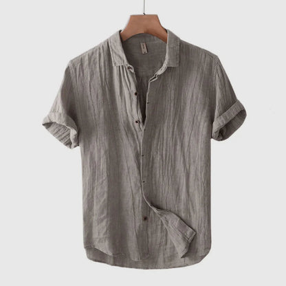 Giulio | Camicia a maniche corte con bottoni da uomo