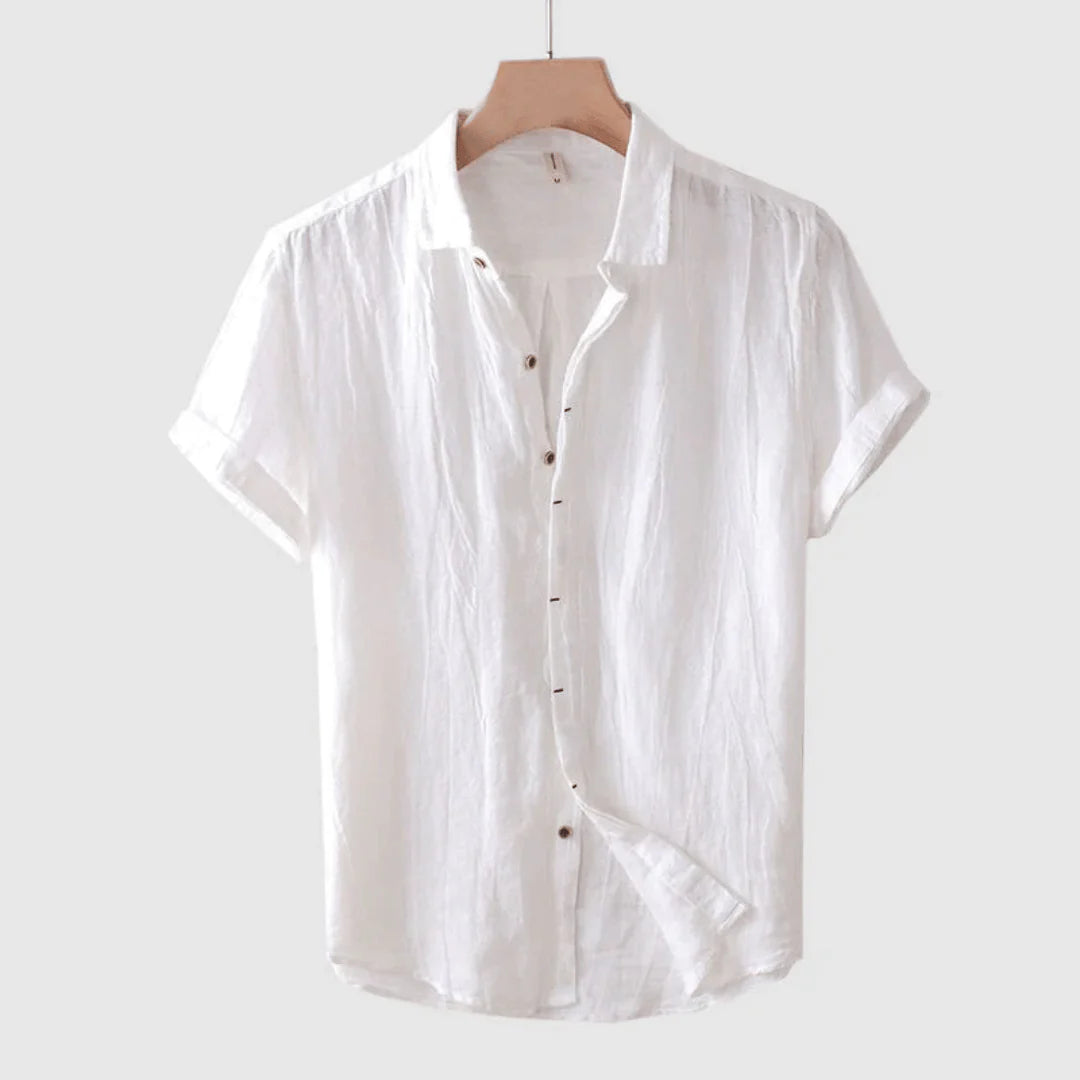 Giulio | Camicia a maniche corte con bottoni da uomo