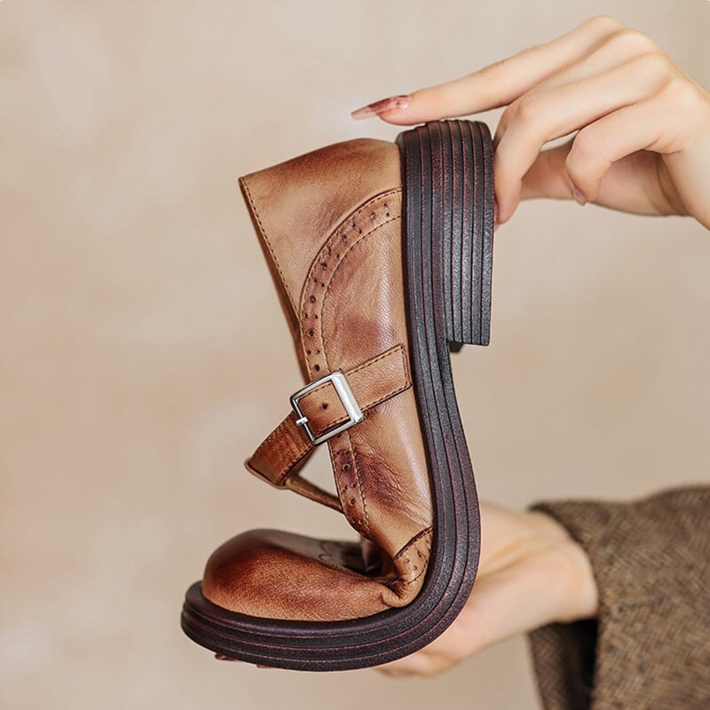Elvara | Ballerine Mary Jane con cinturino regolabile per Donna