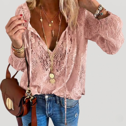 Millie | Blusa Donna Bohemien in Pizzo