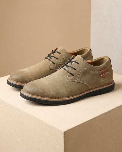 Valdemaro | Scarpe derby stringate con suola in gomma da uomo