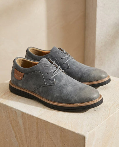 Valdemaro | Scarpe derby stringate con suola in gomma da uomo