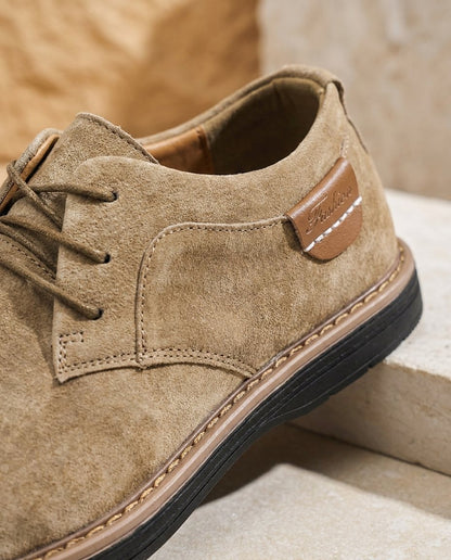 Valdemaro | Scarpe derby stringate con suola in gomma da uomo