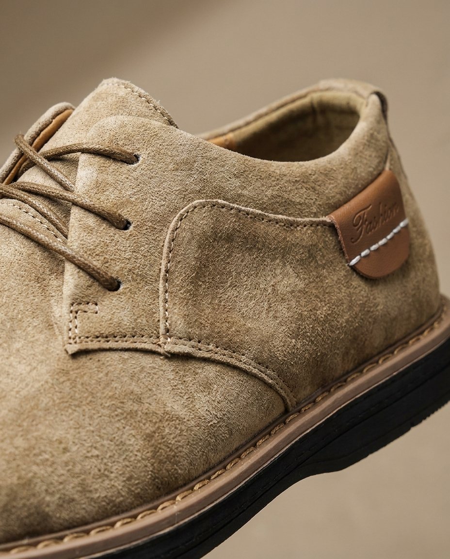 Valdemaro | Scarpe derby stringate con suola in gomma da uomo