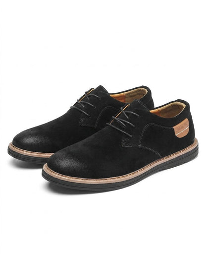 Valdemaro | Scarpe derby stringate con suola in gomma da uomo