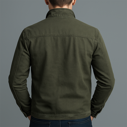 Renato | Field jacket con zip e tasche sul petto da uomo